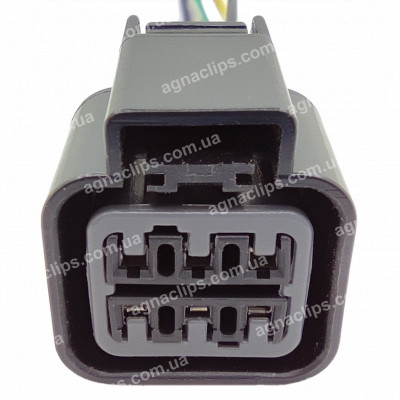 RP325 Роз'єм 6-контактний до блоку фари Daewoo Lanos Chevrolet Lacetti серії 2,2 мм аналог KUM PB625-06027