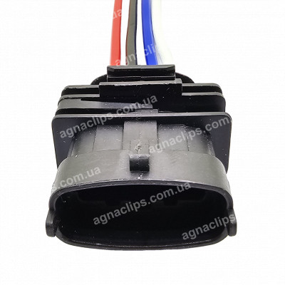 RP327 Роз'єм 928 403 453 Bosch датчика кисню (Siemens) серії 3,5 мм 4-конт. відп. частина RP1011