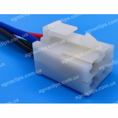 RPU329 Роз'єм 4-конт заднього зовнішнього ліхтаря Daewoo серії 6,3 мм