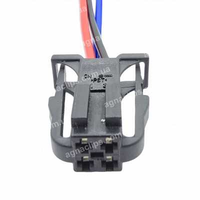 RP257 Роз'єм гніздовий 4-Х контактний аналог VAG AMP 19296201 серії 2,8мм для мотора заднього склоочисника ВАЗ 1117 1119 для вимикача педалі гальма ВАЗ 1117 1119 2170