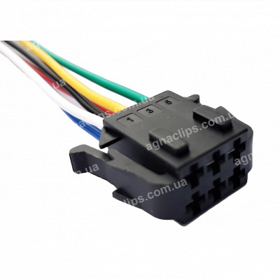 RP259 Роз'єм 1-929621-1 VW Audi Skoda Seat VAG ВАЗ серії 2,8 мм для реле задніх протитуманних фар ВАЗ 6-конт.