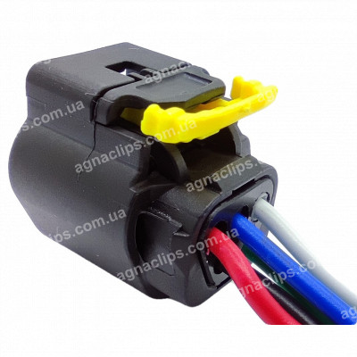 RP330 Роз'єм 5-конт серії 1,5 мм аналог BOSCH 1928405138 для ДМРВ Ford ВАЗ 1117-1119,2170,21214 (16кл.) з електр.педаллю акселер.