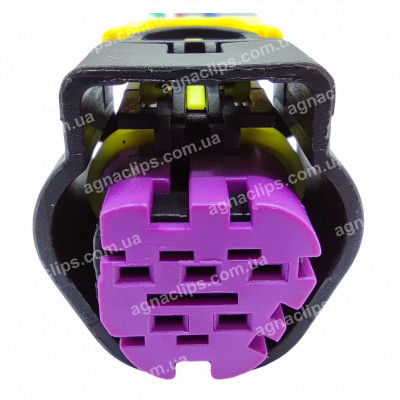 RP330 Роз'єм 5-конт серії 1,5 мм аналог BOSCH 1928405138 для ДМРВ Ford ВАЗ 1117-1119,2170,21214 (16кл.) з електр.педаллю акселер.