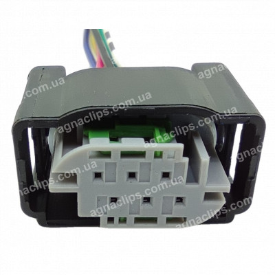 RP333 Роз'єм гніздової серії 1 мм 6-конт. до ел. приводу та ДПДЗ серії 0,7мм аналог AMP TE 2-967616-1