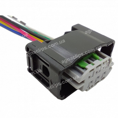 RP333 Роз'єм гніздової серії 1 мм 6-конт. до ел. приводу та ДПДЗ серії 0,7мм аналог AMP TE 2-967616-1