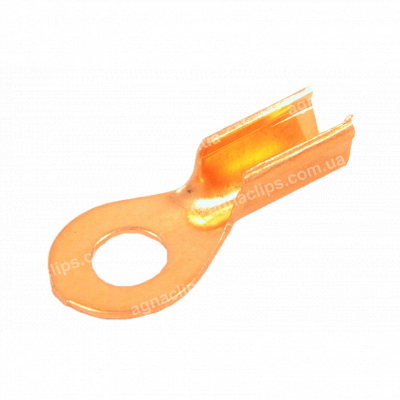 Клема мідна 8х16 завтовшки 0,7 мм.