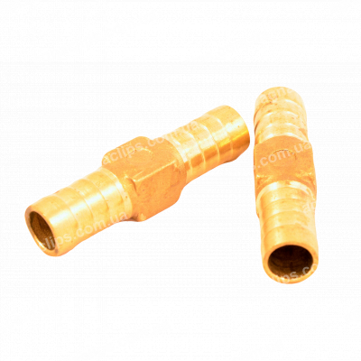 Двійник латунний 10х10 мм.