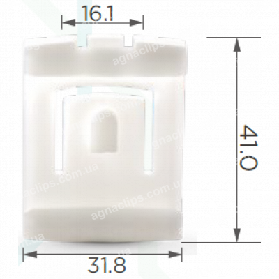 C 1566 Напрямна сидіння VW Audi Seat Skoda 191881213