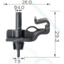 C 1573 Кліпса VW Audi Seat Skoda 3A0867301