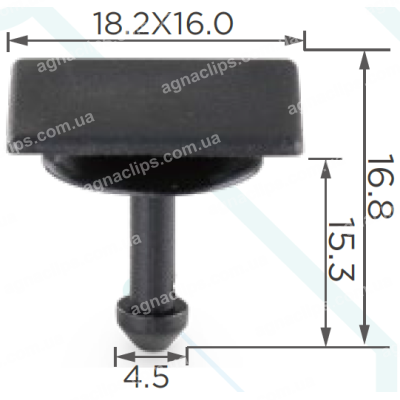 C 1608 Кліпса Subaru 91486KJ010