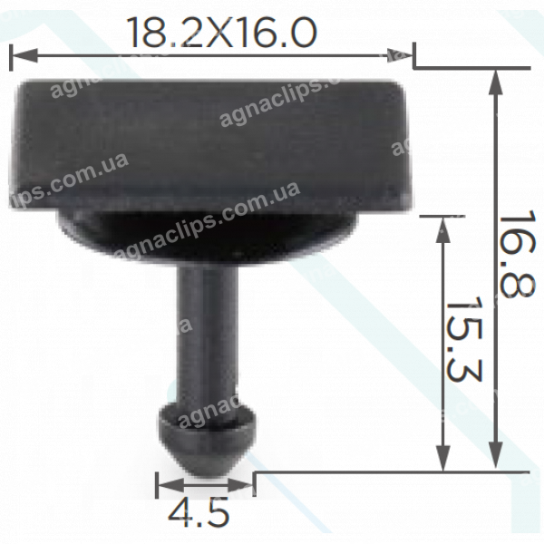 C 1608 Кліпса Subaru 91486KJ010