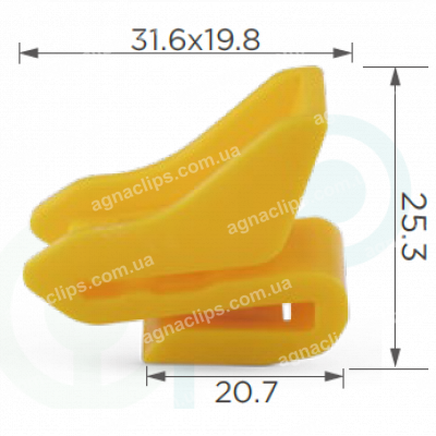 C 1631 Тримач бампера Nissan