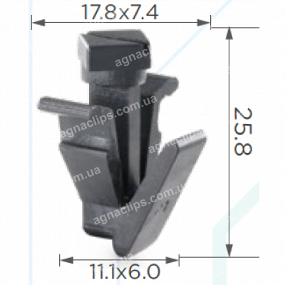 C 1632 Кліпса Nissan Infiniti 768820M060