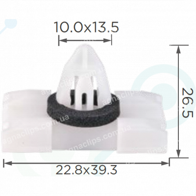 C 1638 Кліпса Land Rover DYCOOO122 молдингу