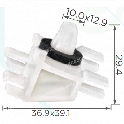 C 1654 Кліпса Land Rover DYC000091 DYC000090 молдинг дверей