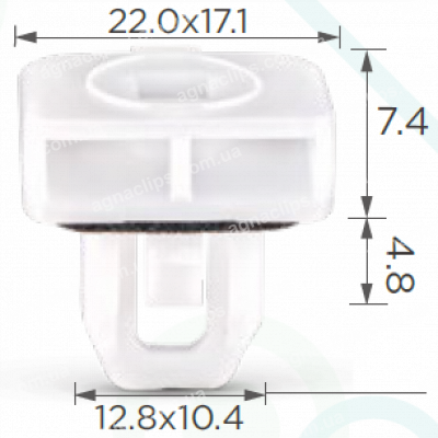 C 1670 Кліпса Toyota Lexus 5219730040 кріплення бампера