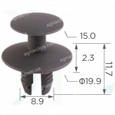 C 1679 Кліпса Mercedes Khrysler A2309900192 A0009907892 6104900A
