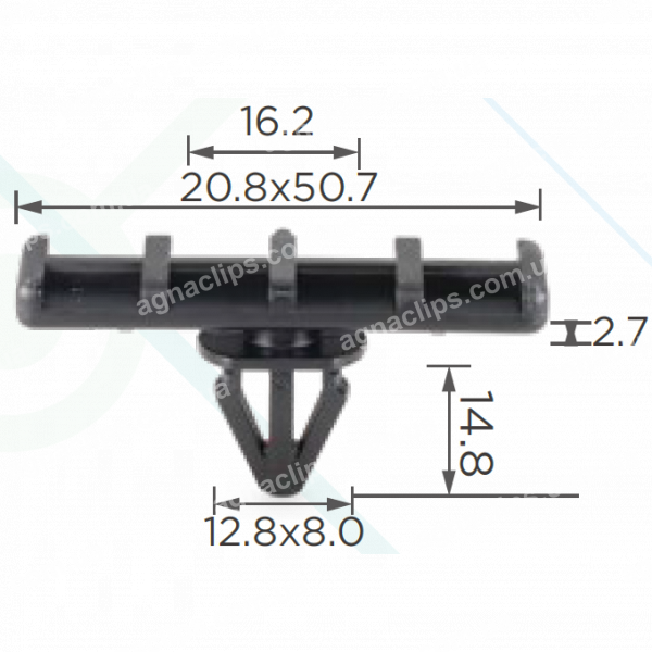 C 1682 Кліпса Ford F4ZZ6310182A кріплення молдингу