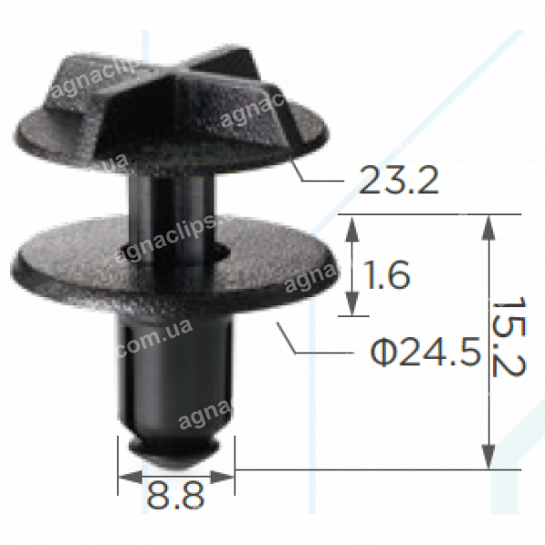 C 1684 Кліпса Land Rover Cadillac GM Pontiac Buick LR024316 10382313