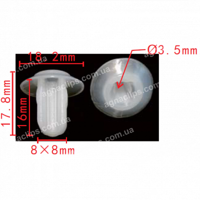 C 1690 Кліпса Ford 1060318 кріплення підкрилок