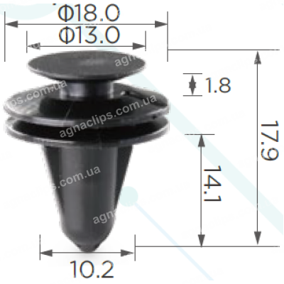 C1695 Кліпса Ford 1044806
