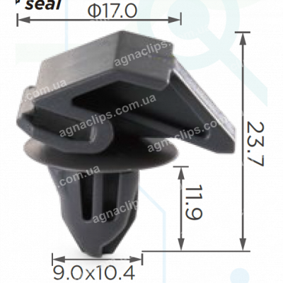 C 1696 Кліпса Ford 1692599 накладки порога