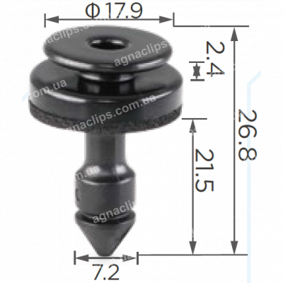 C 1747 Кліпса Jaguar C2C14628