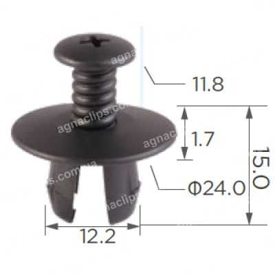 C 1748 Кліпса Jaguar Nissan BMW Renault XR831159 76882EY10A 07147282845