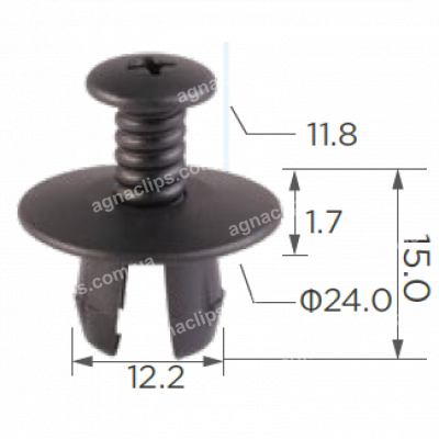 C 1748 Кліпса Jaguar Nissan BMW Renault XR831159 76882EY10A 07147282845