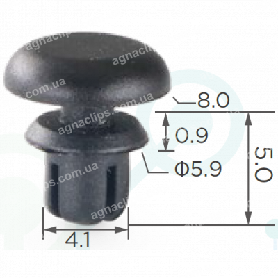 C 1750 Кліпса універсальна розпірна
