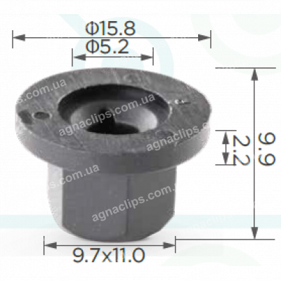 C 1759 Гайка Ford Opel VW M6 90413589 180942