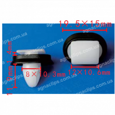 C 1762 Кліпса Peugeot Citroen Fiat Alfa Lancia 856543 71728806 68093998A