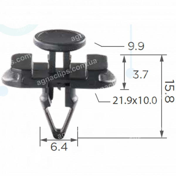 C 1791 Кліпса VW 1K0837199B