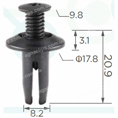 C 1806 Кліпса Ford Lincoln W710250S300