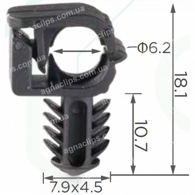 C 1813 Тримач магістралей Ford T = 13,7 * 8,1, D = 6,3, H = 20,4, F = 7,8