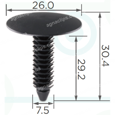 C 1820 Кліпса Audi Seat Skoda VW Ford 3C0863559