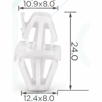 C 1824 Кліпса Volvo 30808521 кріплення порога