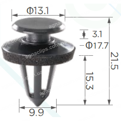 C 1830 Кліпса Fiat Citroen Audi Alfa Romeo Peugeot Seat VW Lancia 46835626 71738386 9345A1