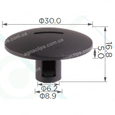 C 1842 Кліпса Renault Nissan Lada Citroen Ford 7703081054 6142789