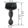 C 1846 Кліпса Audi VW 6Q0807643 кріплення бампера