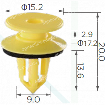 C 1858 Кліпса GM Opel Chevrolet Buick GMC 11610606