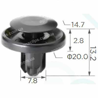 C 1876 Кліпса Subaru 909140068 909140065 SU00302989