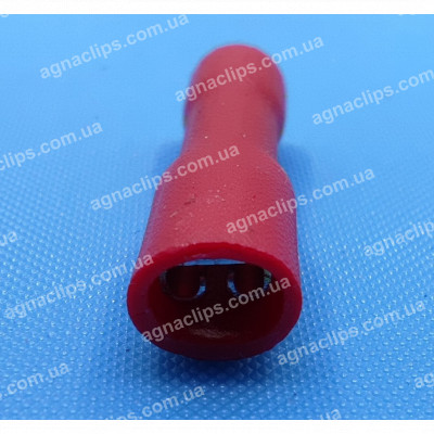 FDFD 1,25-110(8) Клема 2,8 мм. гніздова (мама) у повній ізоляції червона