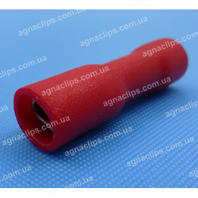 FDFD 1,25-110(8) Клема 2,8 мм. гніздова (мама) у повній ізоляції червона