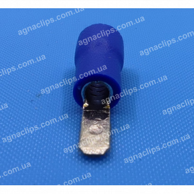 MDD 2-110(5) Клема 2,8 мм. штирьова (тато) в ізоляції синя
