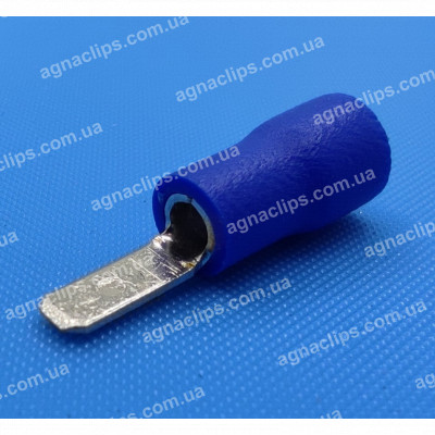 MDD 2-110(5) Клема 2,8 мм. штирьова (тато) в ізоляції синя