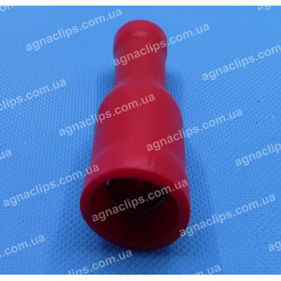 FRD 1,25-156 Клема Ø 4 мм. гніздова (мама) у повній ізоляції червона (на сигналізацію)