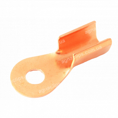 Клема мідна 10х50 завтовшки 1,5 мм.