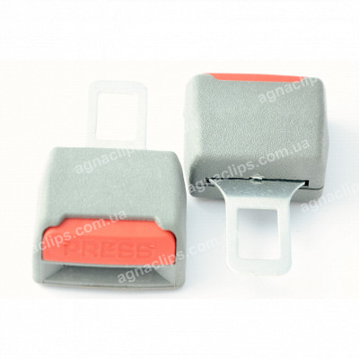 Заглушка ременя безпеки сер. (пара)