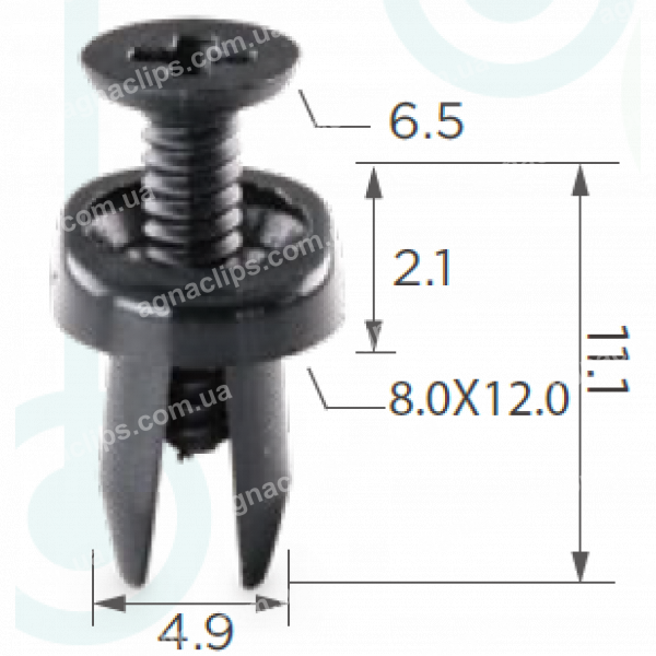 C 1395 Кліпса Ford Mazda Lincoln 3M8Z1502316-A 3M8Z1502316A GJ6E-50715-A GJ6E-50-715A GJ6E50715A GJ6E-50715-B GJ6E05